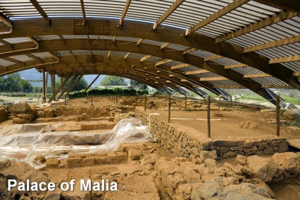 Palace of Malia in Crete